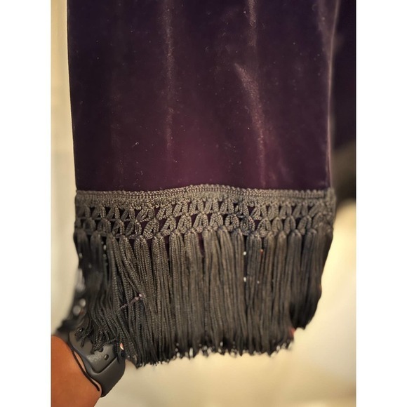 Fifilou Fringe velvet pants - Picture 2 of 6